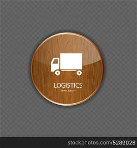 Logistics wood application icons