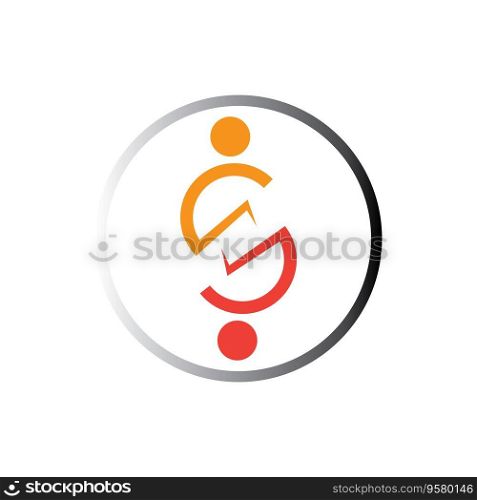 logo and symbol of team work  design template