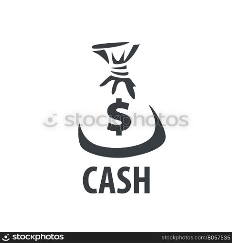 logo bag of money. A bag of money vector icon. Business and finance. Dollar sign