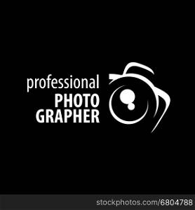 logo camera the photographer. logo camera the photographer. Vector illustration of icon