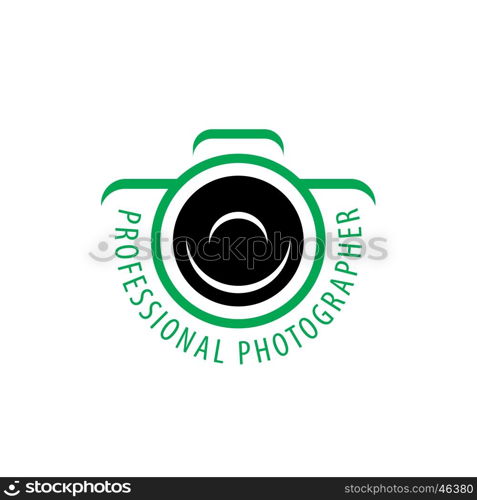 logo camera the photographer. template design logo photographer. Vector illustration of icon