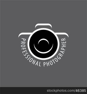 logo camera the photographer. template design logo photographer. Vector illustration of icon