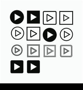 logo design about video shooting vektor template. video icon logo vektor temlate