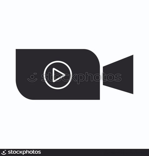 logo design about video shooting vektor template. video icon logo vektor temlate