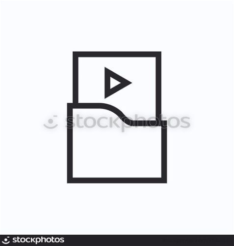 logo design about video shooting vektor template. video icon logo vektor temlate