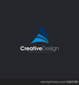 Logo Design Abstract letter A logo design. Creative,Premium Minimal emblem design template. Graphic Alphabet Symbol for Corporate Business Identity. Initial A vector element creative