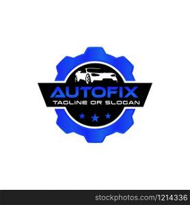 Logo design concept related to automotive service, car dealer, car wash and salon, auto detailing