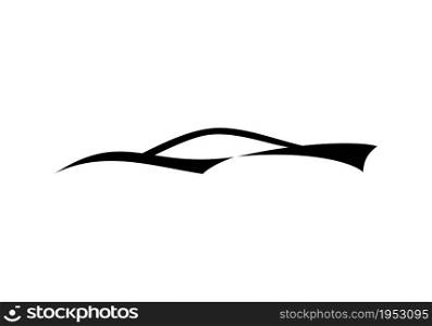 Logo design concept related to supercar