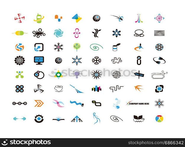 logo design elements set for designer