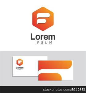 Logo design elements with business card template - 32