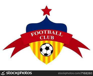 logo design Football Club emblem vector illustration. logo design Football Club