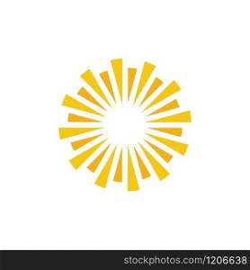 Logo design related to sun or solar cell energy