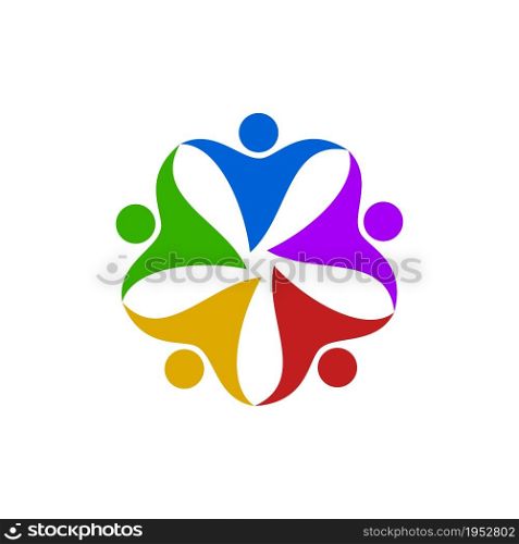 Logo design related to teamwork