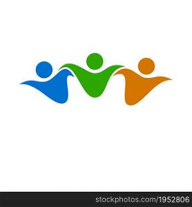 Logo design related to teamwork