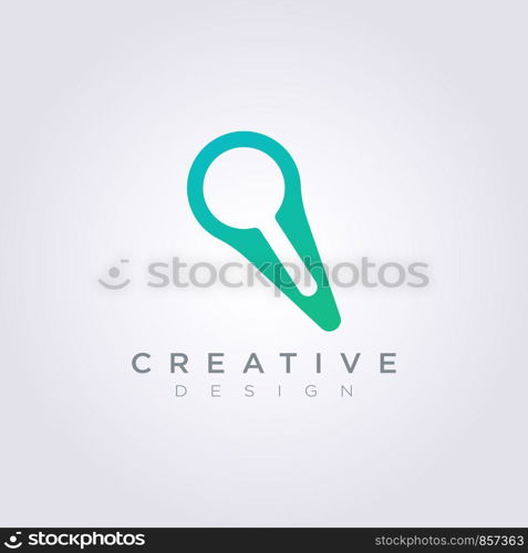 Logo Design Vector Symbol Magnify Icon.