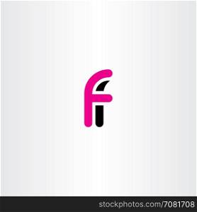 logo f letter icon logotype
