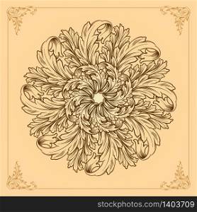 Logo icon ornamental mandala design. floral vector illustrations for your design element