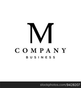 Logo initial letter M monogram or geometry that is unique, modern, luxurious and elegant. Logo for business, brand, business card and company.