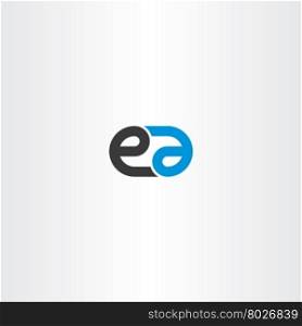 logo letter e and a combination icon