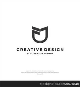 Logo Letter EJ or Icon Creative Design