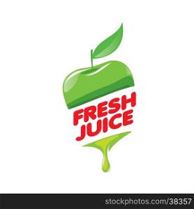 logo of fresh juice. logo design template fresh juice. Vector illustration of icon
