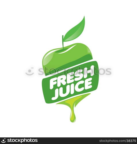 logo of fresh juice. logo design template fresh juice. Vector illustration of icon