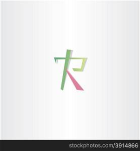 logo of letter r vector icon design sign