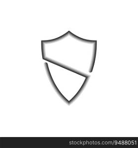 Logo shield icon. Security symbol. Vector illustration. Eps 10. Stock image.. Logo shield icon. Security symbol. Vector illustration. Eps 10.
