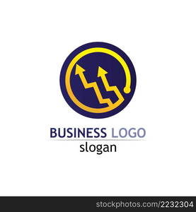 Logo type vector design business, company, identity, style icon logo creative