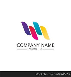 Logo type vector design business, company, identity, style icon logo creative