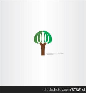 logo vector tree plant sign eco design