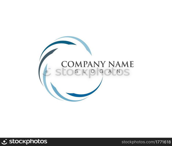 Logo Vortex element vector template
