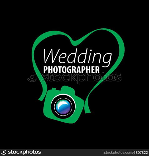 logo wedding photographer. logo wedding photographer. Vector illustration of icon