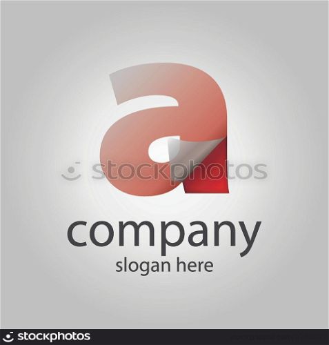 logo with a transparent letter a