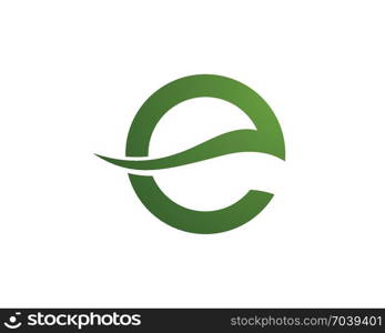 Logos of green ecology. Logos of green leaf ecology nature element vector icon