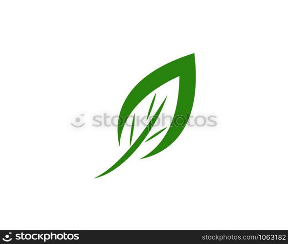 Logos of green leaf ecology nature element vector icon