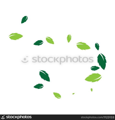 Logos of green leaf ecology nature element vector icon