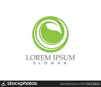 Logos of green leaf ecology nature element vector icon..