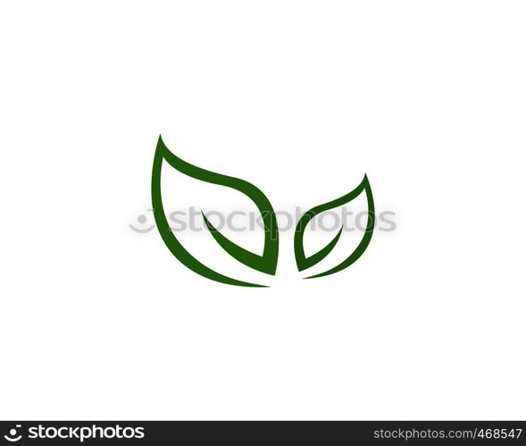 Logos of green leaf ecology nature element vector icon