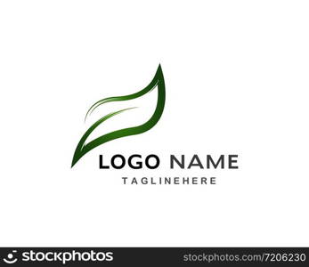 Logos of green leaf ecology nature element vector icon