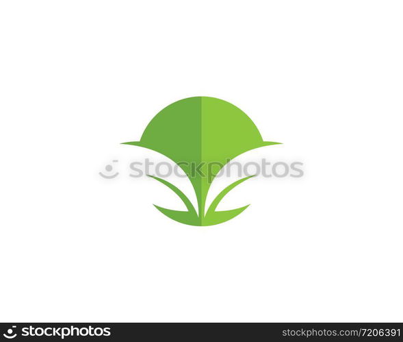 Logos of green leaf ecology nature element vector icon