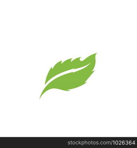 Logos of green Tree leaf ecology nature element vector