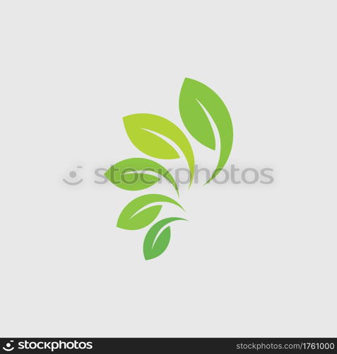 Logos of green Tree leaf ecology nature element vector icon