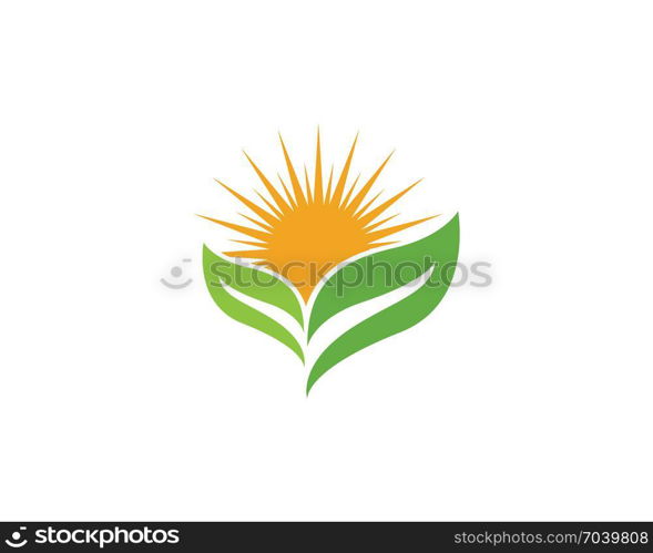 Logos of green Tree leaf ecology nature element vector icon