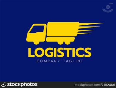logostic Delivery Logo, icon, symbol design template