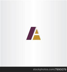 logotype business logo letter a vector a sign design