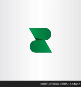 logotype z logo letter z green vector icon design