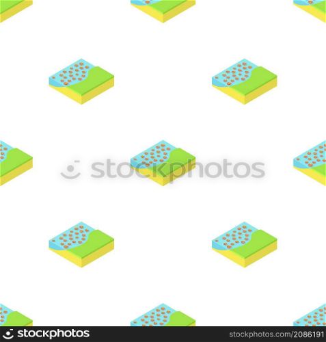 Loi Krathong festival in Thailand pattern seamless background texture repeat wallpaper geometric vector. Loi Krathong festival in Thailand pattern seamless vector