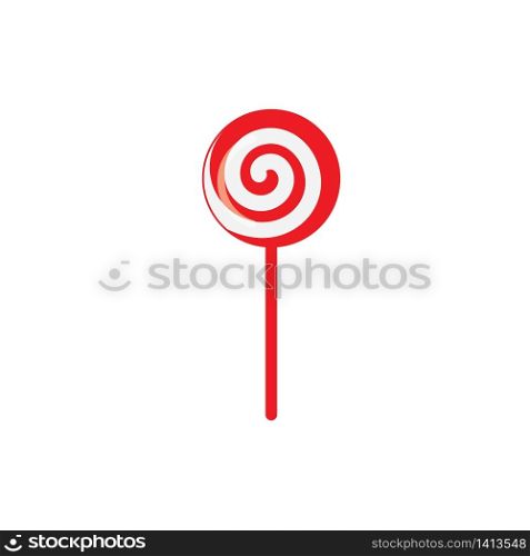 lollipop candy vector icon illustration design