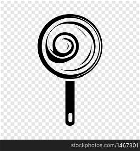 Lollipop icon. Simple illustration of lollipop vector icon for web. Lollipop icon, simple black style